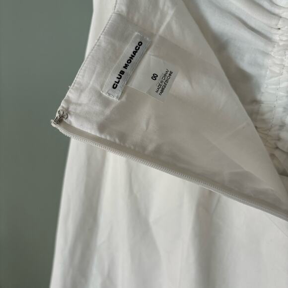 Club Monaco Ruanne Asymetrical Eyelet Ruffled Skirt - Picture 8 of 8